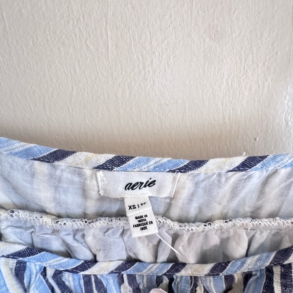 Aerie Striped Tiered Maxi Dress Sz XS - Picture 8 of 9